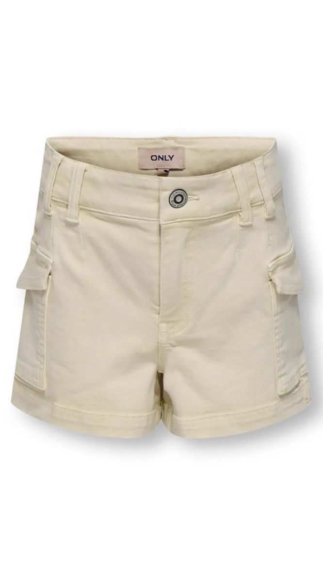 Girls High Waist Cargo Shorts | ONLY GIRLS Casual Summer Fit