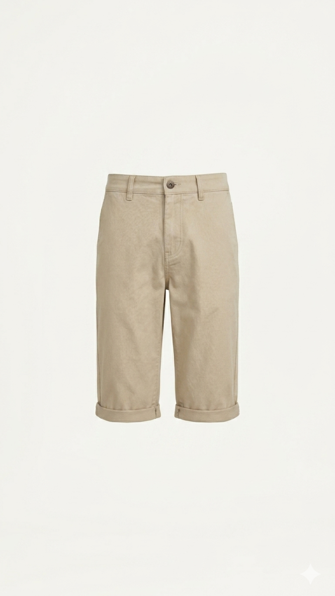 Jack & Jones Junior Rick Shorts – Beige Regular Fit Denim for Boys