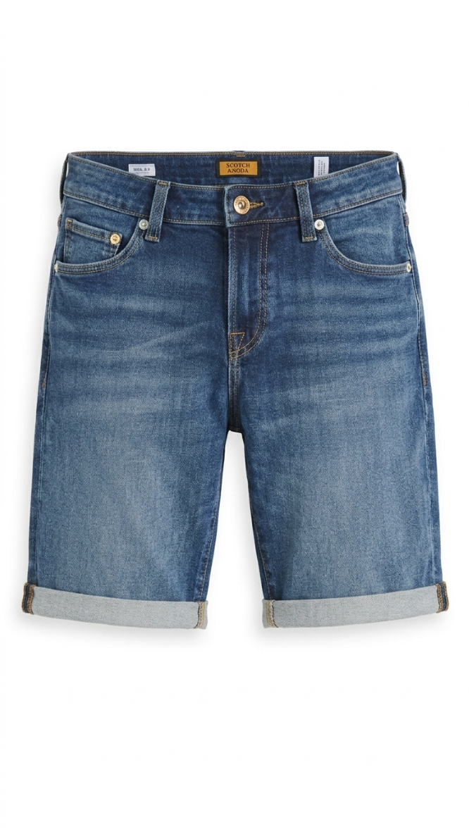 Jack & Jones Junior Boys’ Regular Fit Stonewash Denim Shorts | Ages 8–16