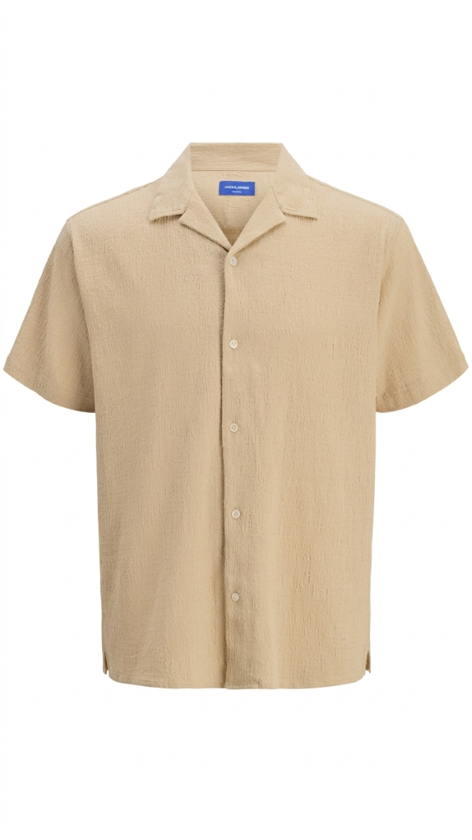Jack & Jones Junior V‑Neck Shirt – 100% Cotton Short Sleeve Top