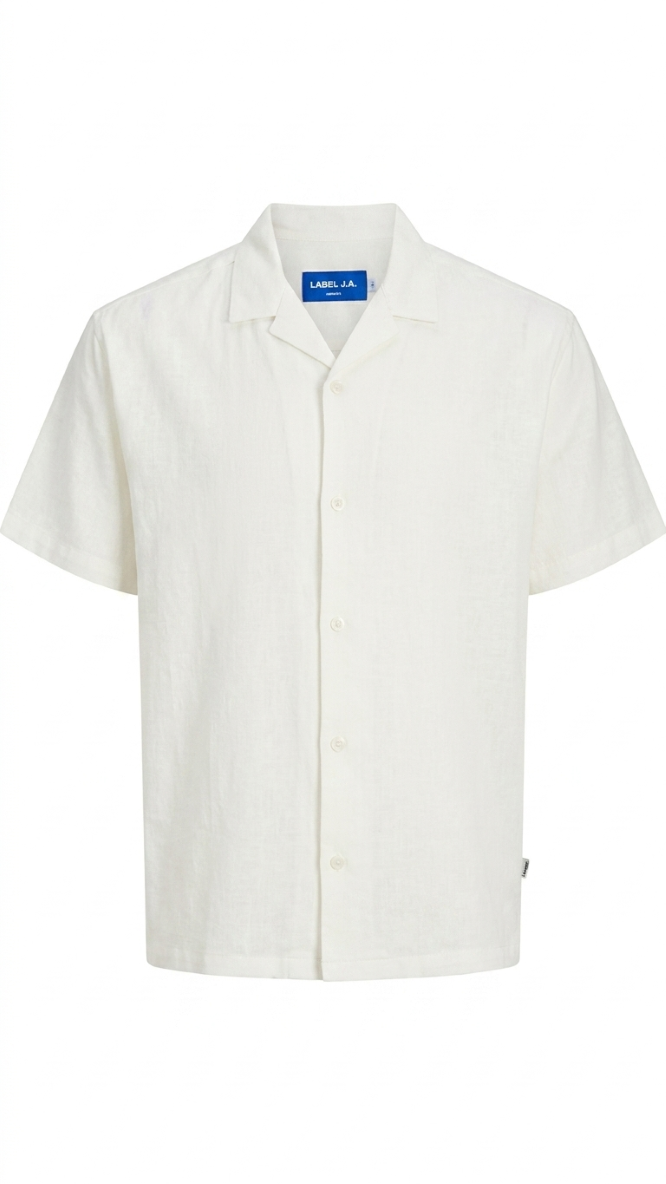 Jack & Jones Junior V‑Neck Shirt – 100% Cotton Short Sleeve Top