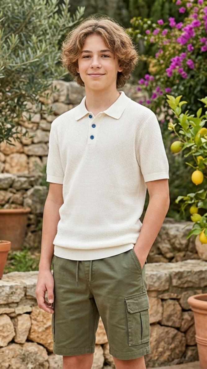 Jack & Jones Junior Cargo Shorts – 100% Cotton Summer Shorts