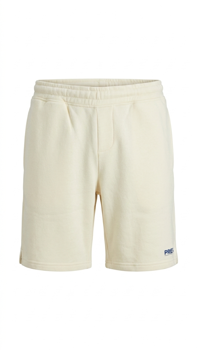 Blue relaxed fit cotton sweat shorts for boys by Jack & Jones Junior