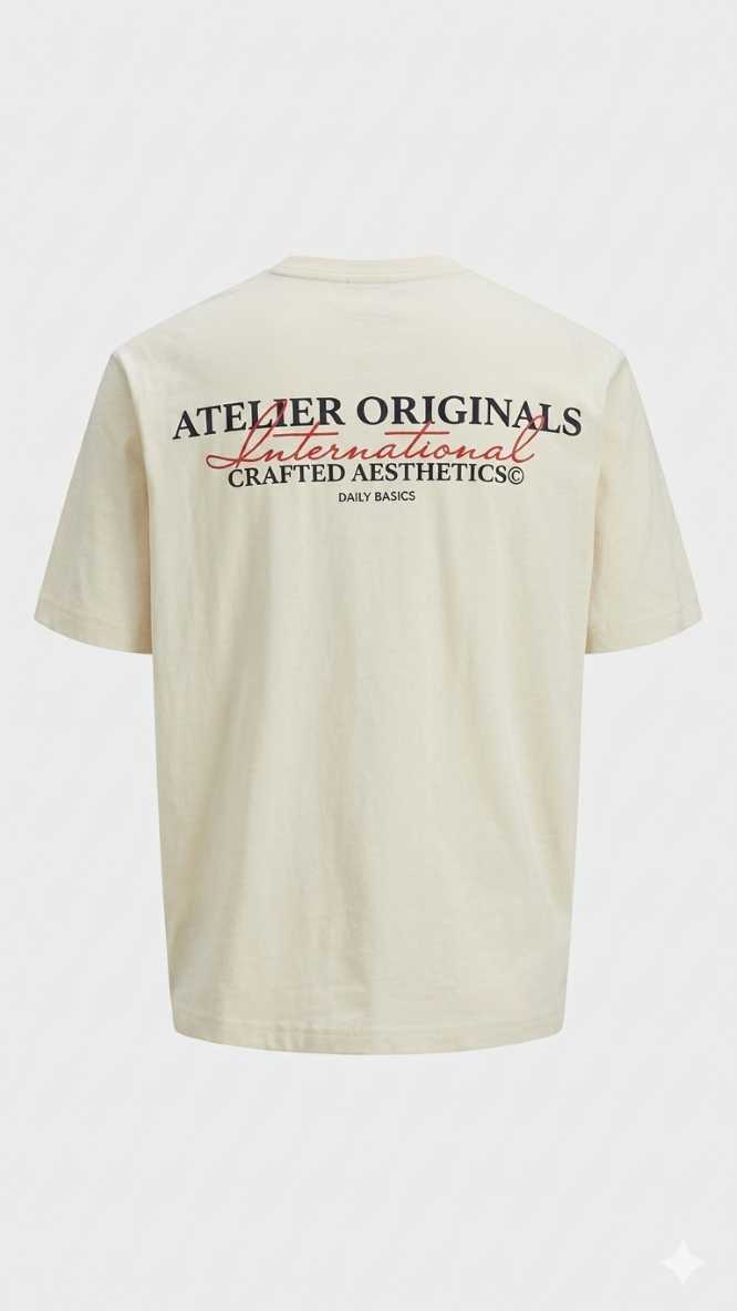 Jack & Jones Junior Loose Fit T‑Shirt – 100% Cotton Print Tee