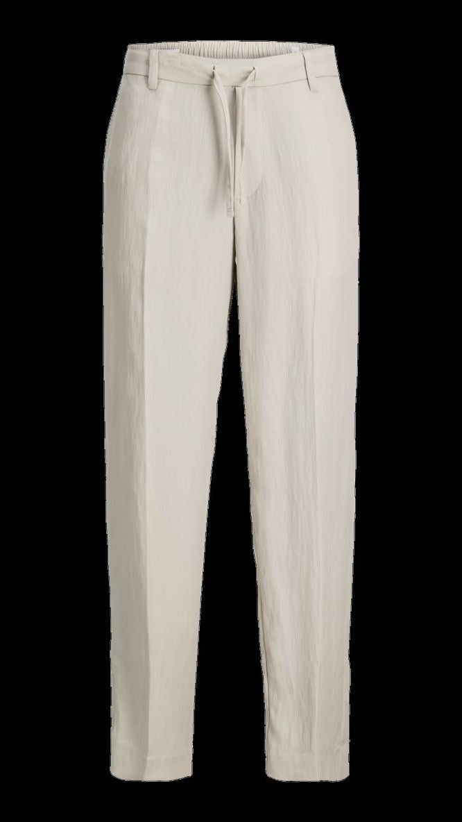 Beige and green boys loose-fit chino pants by Jack & Jones Junior