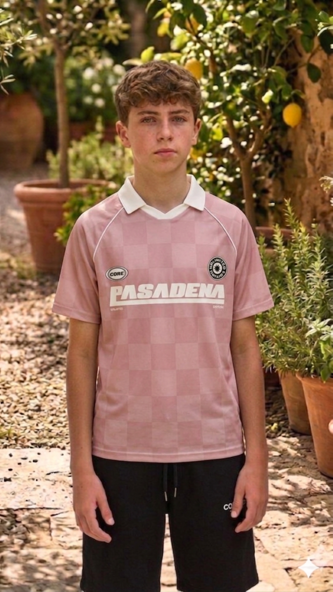 Boys relaxed-fit polo shirt in pink, black, or white by Jack & Jones Junior