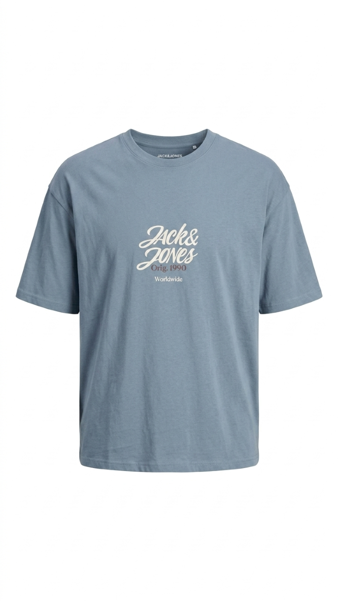 Blue, white or black boys' cotton crew neck Tavira T-shirt