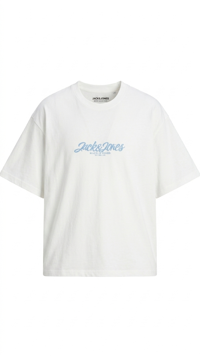 Blue, white or black boys' cotton crew neck Tavira T-shirt