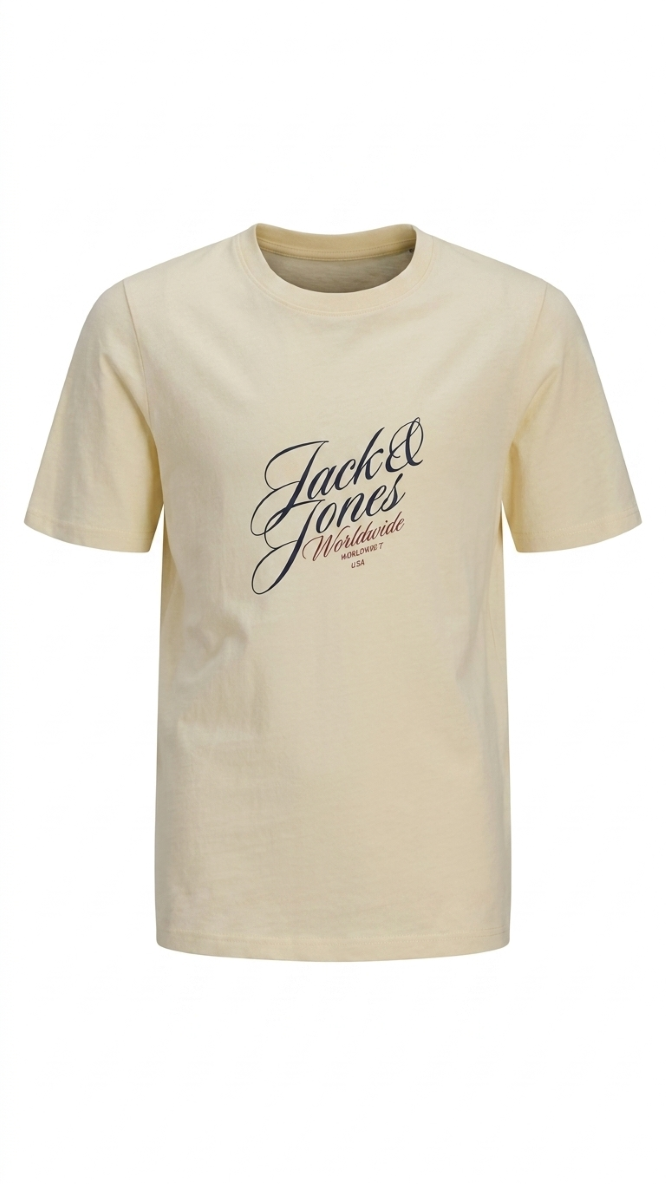 Black or beige boys' cotton graphic print Jorinwood T-shirt