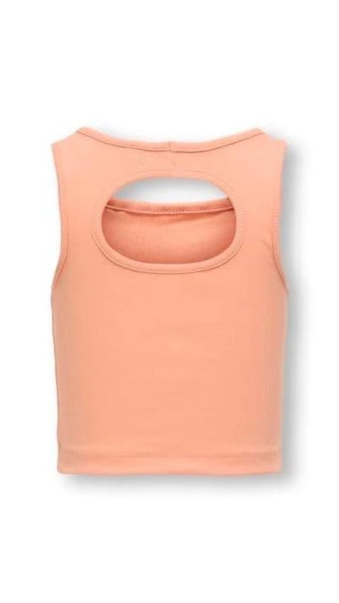 Girls Cropped Sleeveless Top with Cut-Out Detail | ONLY GIRLS