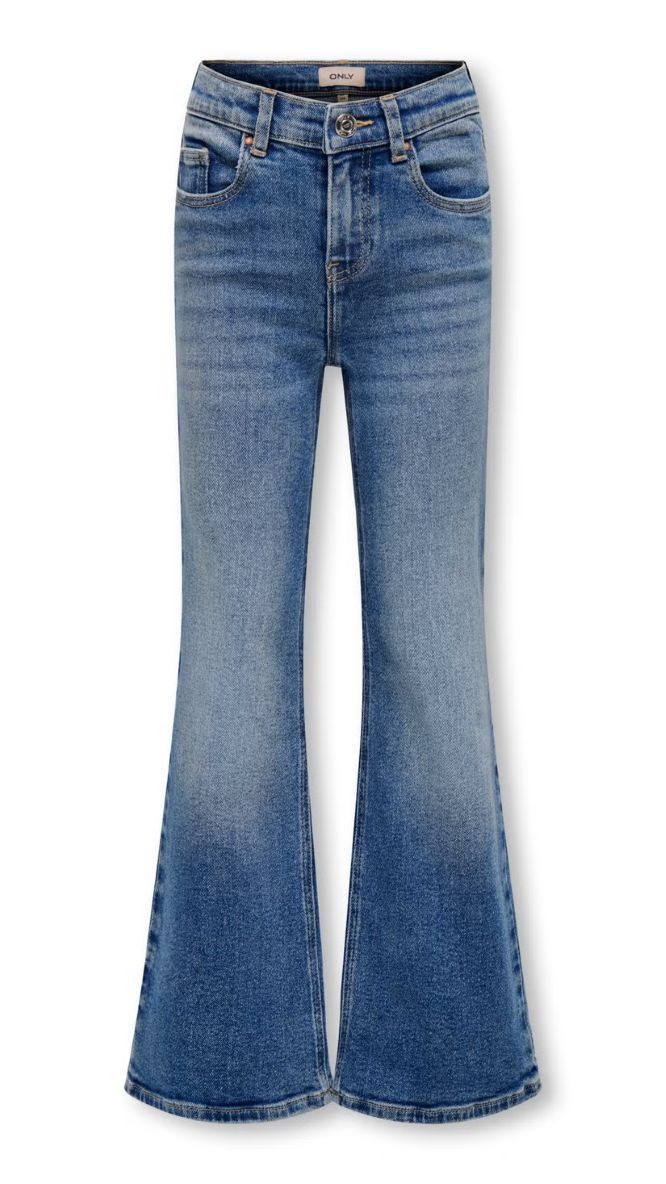 Classic Flared Fit Recycled Cotton Blend Jeans | Fusion