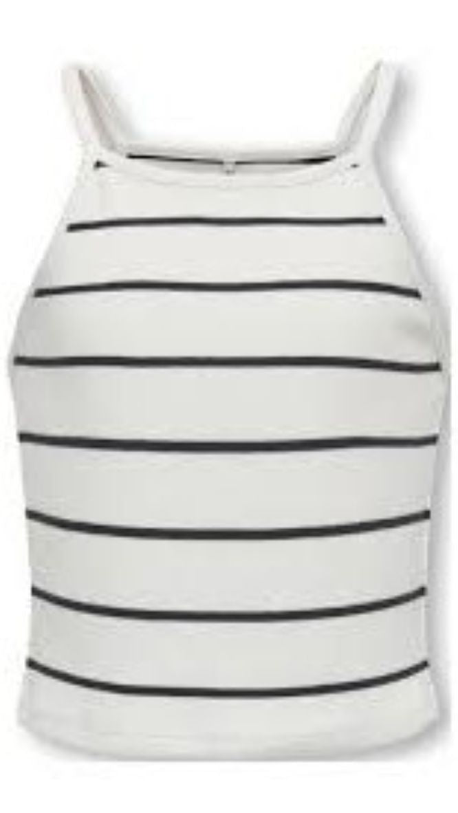 KIDS ONLY Rib Spaghetti Strap Top – Slim Fit, Soft Cotton Stretch