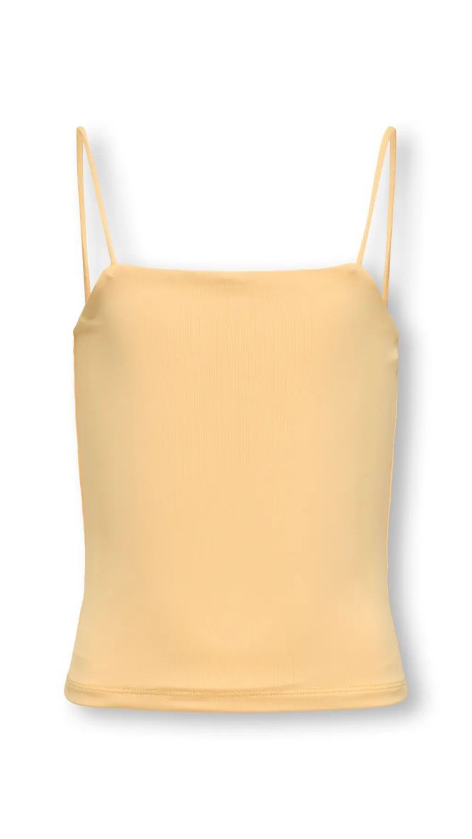 ONLY GIRLS Jersey Spaghetti Strap Top – Tight Fit, Soft Stretch Fabric