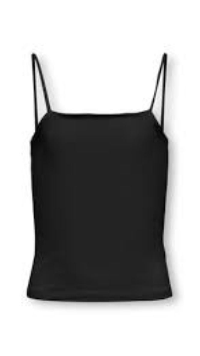ONLY GIRLS Jersey Spaghetti Strap Top – Tight Fit, Soft Stretch Fabric