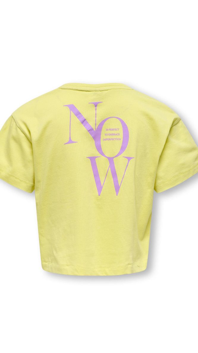 ONLY GIRLS Relaxed Fit Jersey T‑Shirt – Organic Cotton, Dropped Shoulders