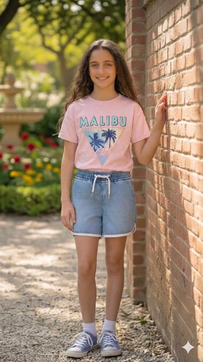 ONLY GIRLS Kogmaiken Cropped T-Shirt - Organic Cotton | Fusion