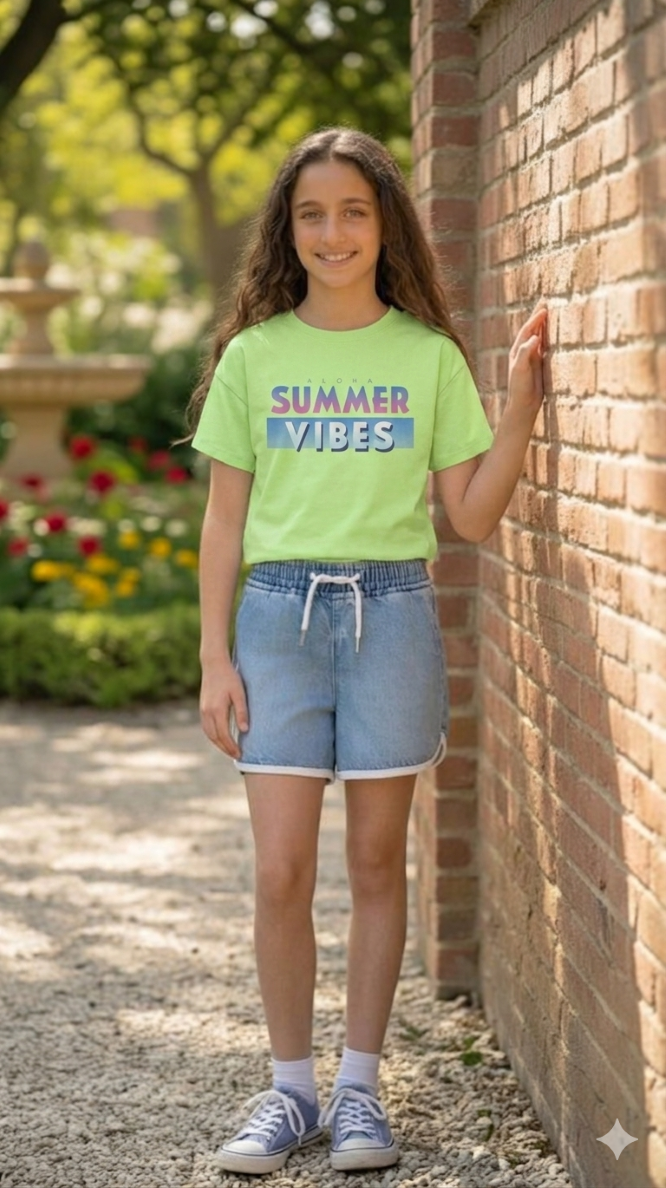 ONLY GIRLS Kogmaiken Cropped T-Shirt - Organic Cotton | Fusion