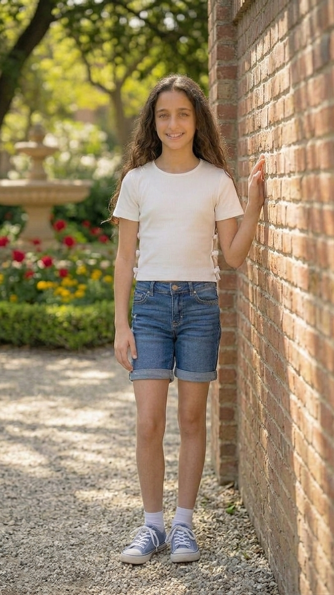 KIDS ONLY GIRL Kognessa Bow T-Shirt - Candy Organic Cotton | Fusion