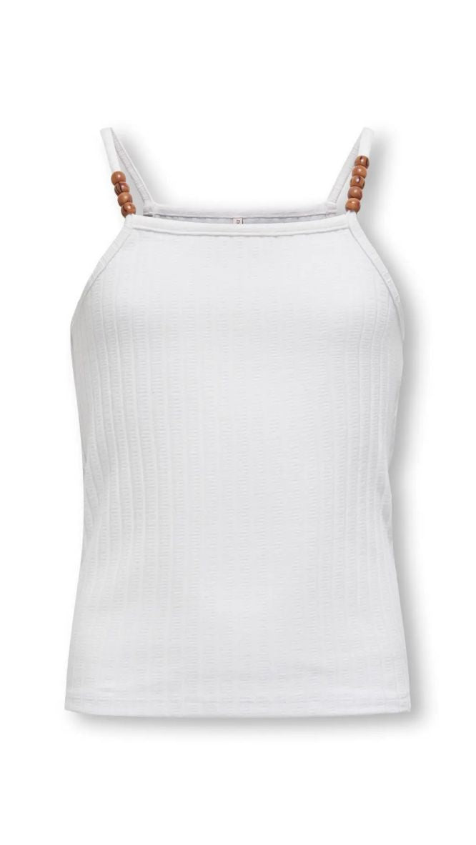 KIDS ONLY GIRLS Square Neck Spaghetti Strap Top - Tight Fit | Fusion