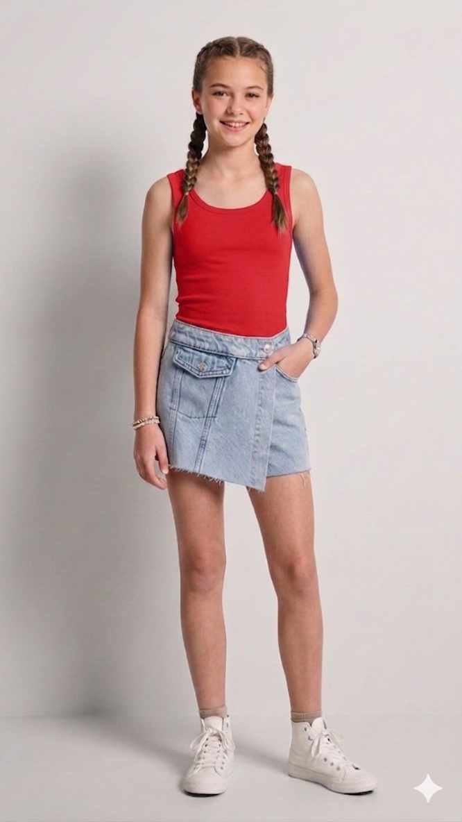 KIDS ONLY GIRLS Slim Fit Singlet - Cotton Tank Top