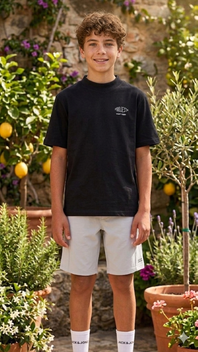 Boys Slim Fit Shorts with Zip Pockets | Jack & Jones Junior