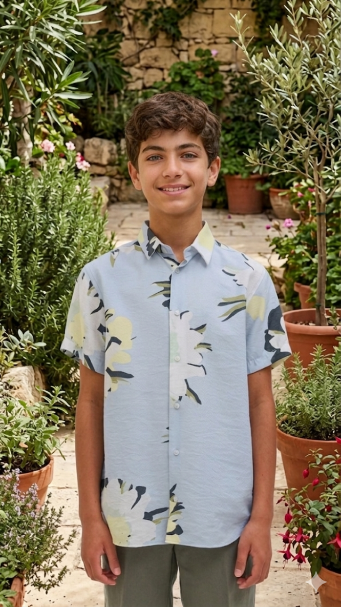 Boys Resort Collar Shirt Relaxed Fit | Jack & Jones Junior