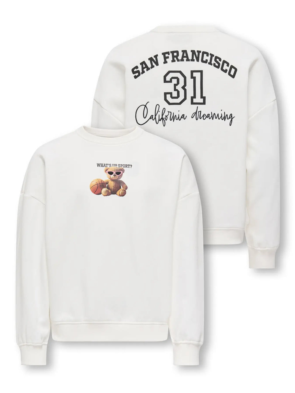 BEAR O-NECK SWEATSHIRT