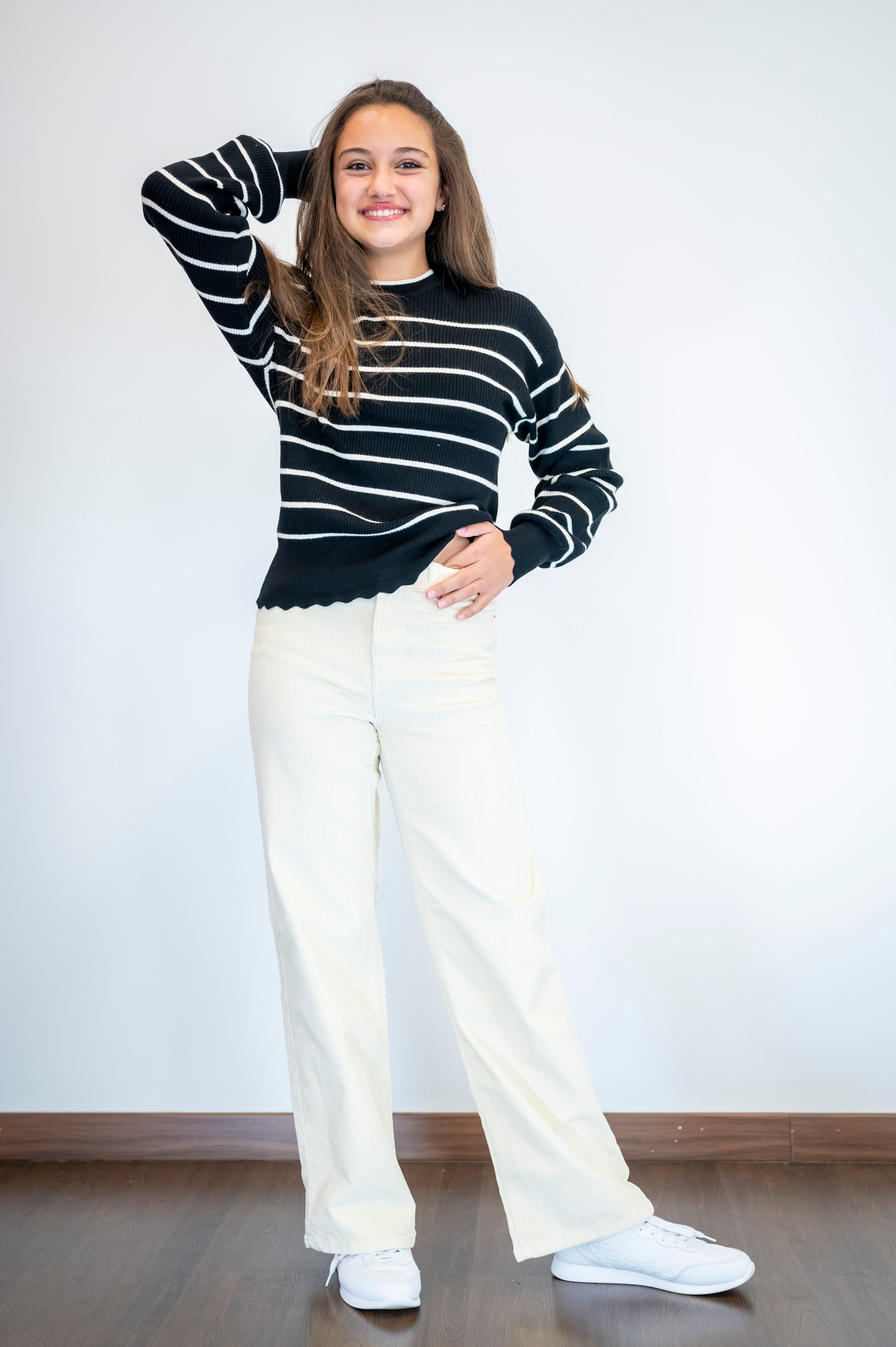 KOGHOPE Wide Leg Fit Corduroy Trousers
