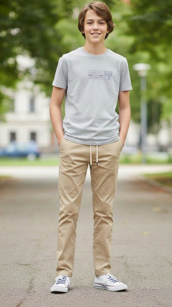 Jack & Jones Junior JPSTMARCO SUNNY Chino Pants – Comfortable Smart‑Casual Boys’ Trousers