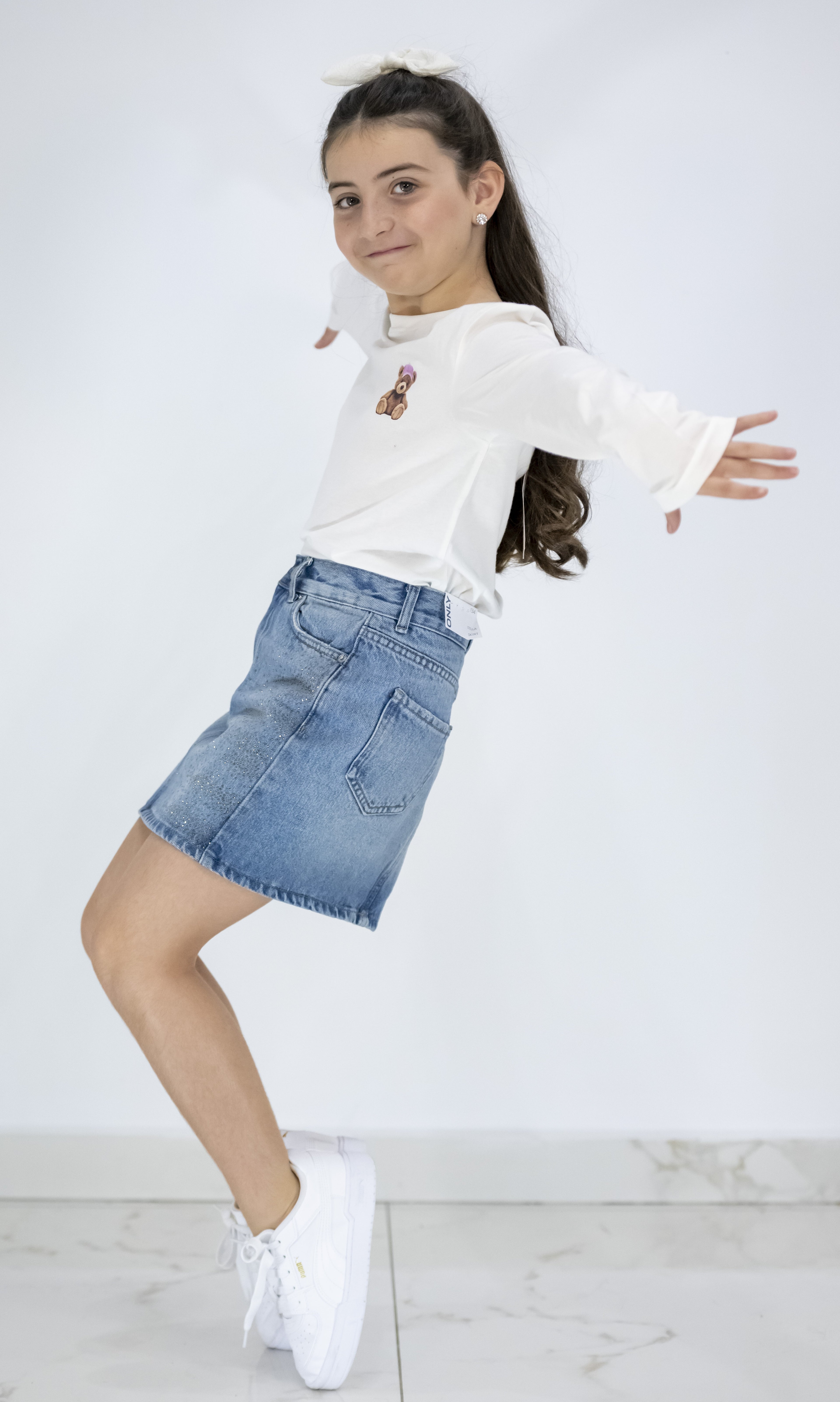KOGSTELLA Denim Short skirt