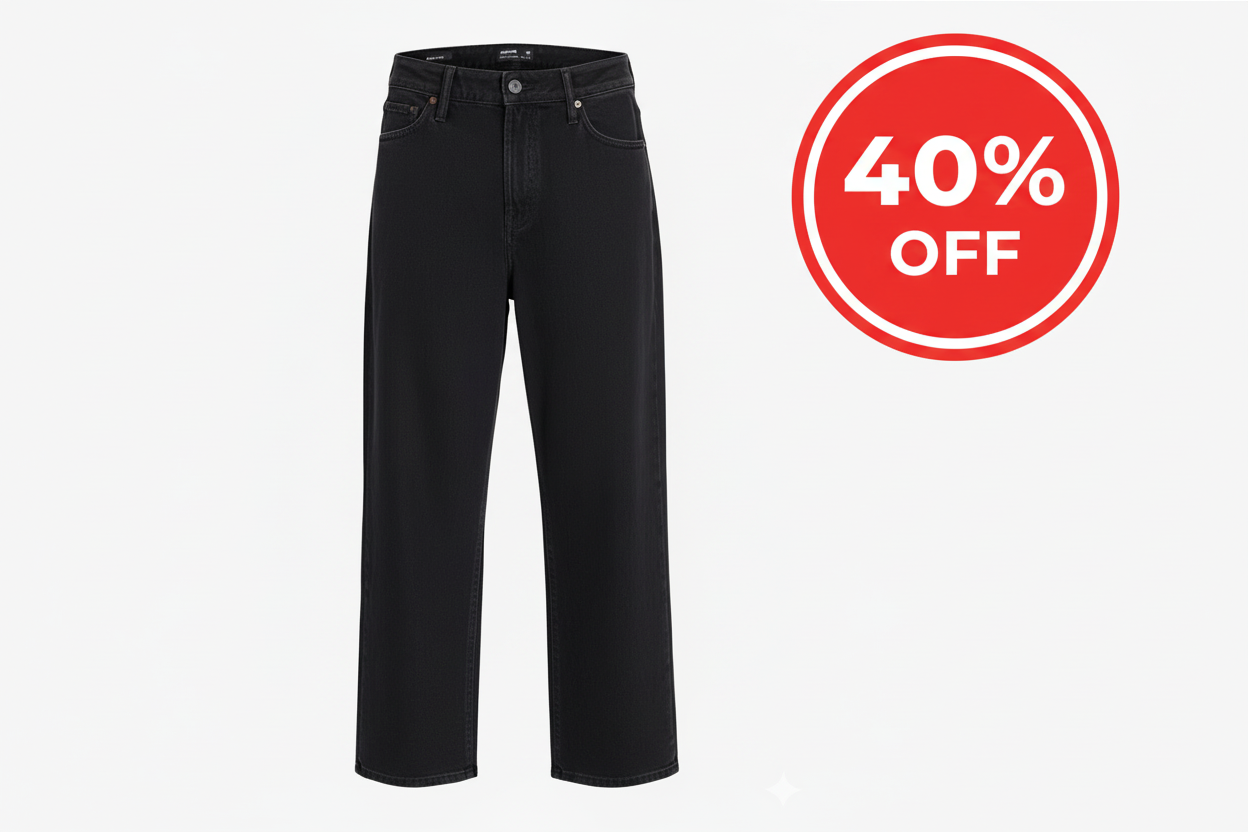 Baggy Fit Jeans with 40% OFF