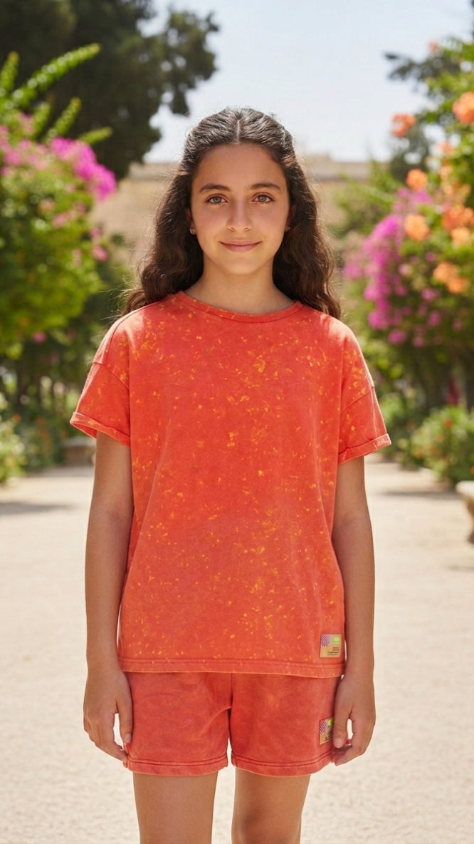 Girls Pink Shorts | Cotton Blend Casual Summer Shorts
