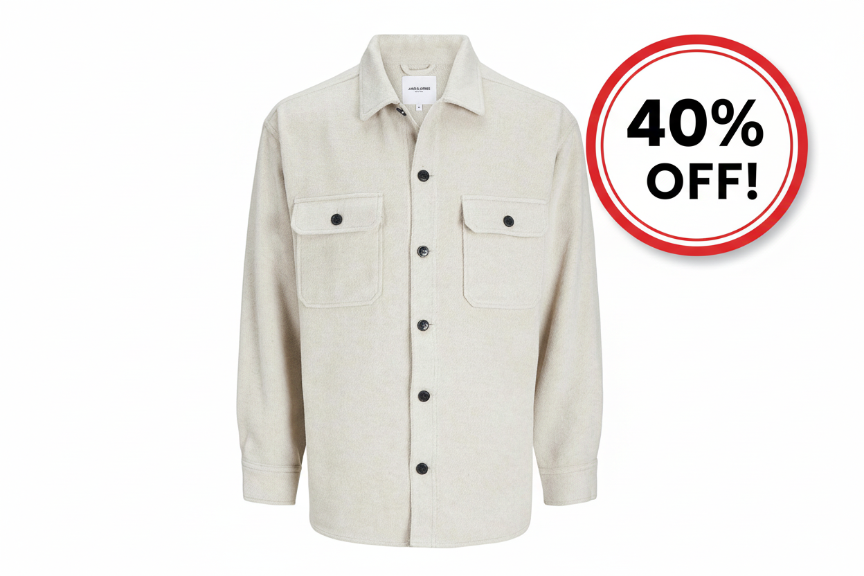 Long Sleeve Shirt with 40% OFF badge