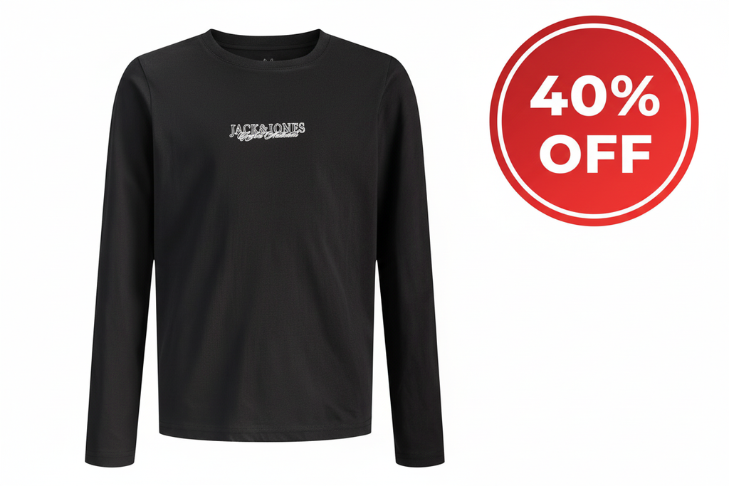 Long Sleeved T-Shirt with 40% OFF - Image 1