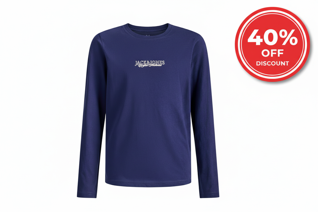 Long Sleeved T-Shirt with 40% OFF - Image 2